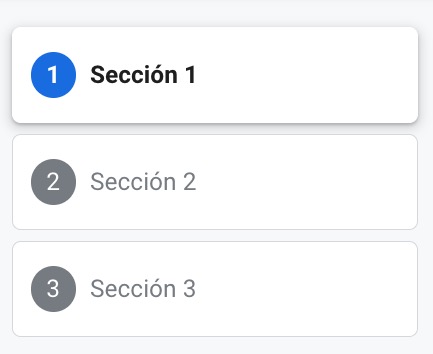 Secciones